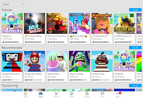 Roblox Games For Nintendo Switch